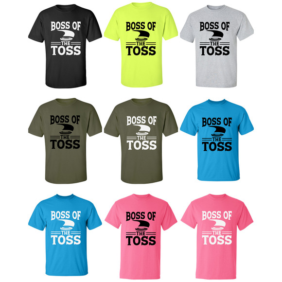 Disc Golf Shirt BOSS of the TOSS Mens Discgolfing Graphic T-Shirt - Picture 2 of 11